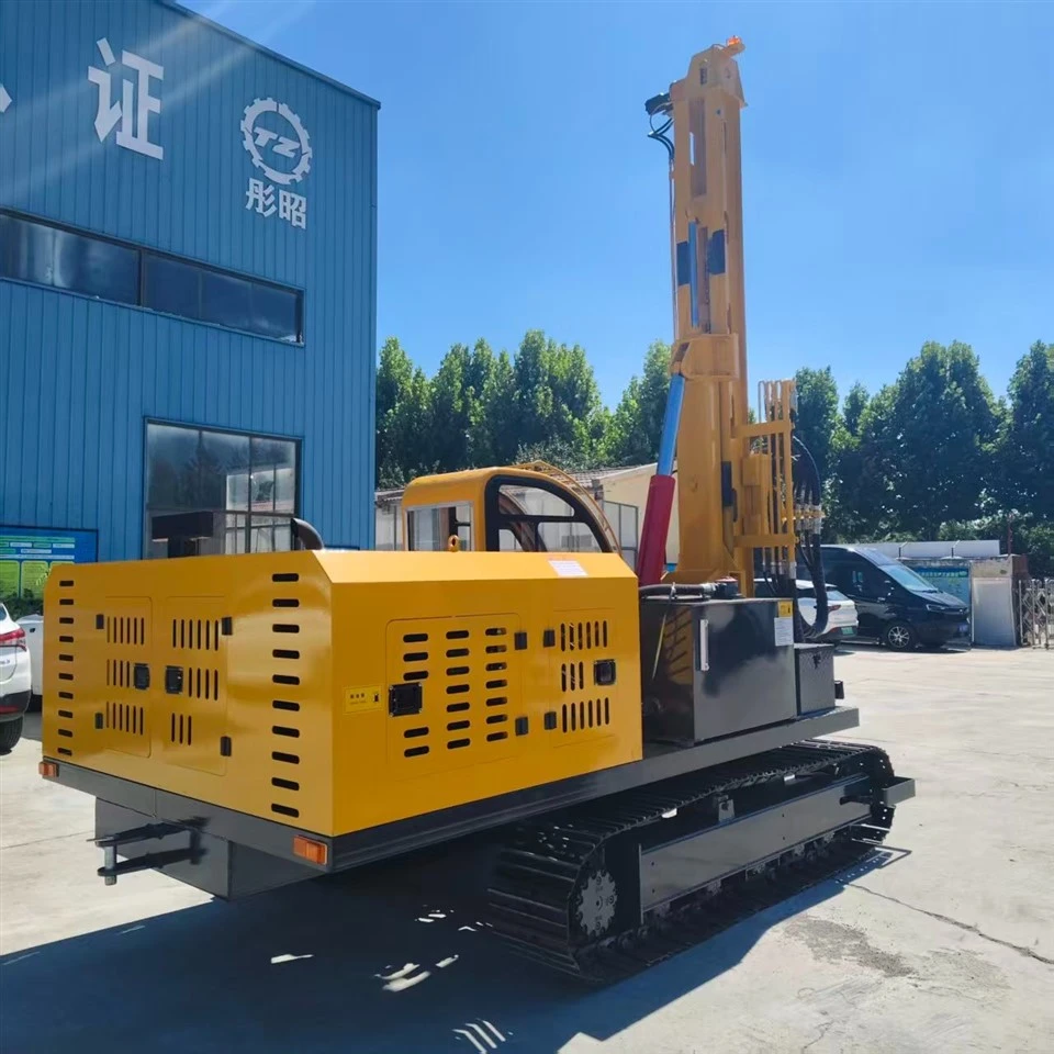 Solar Powered Pile Driving And Drilling Machine factory