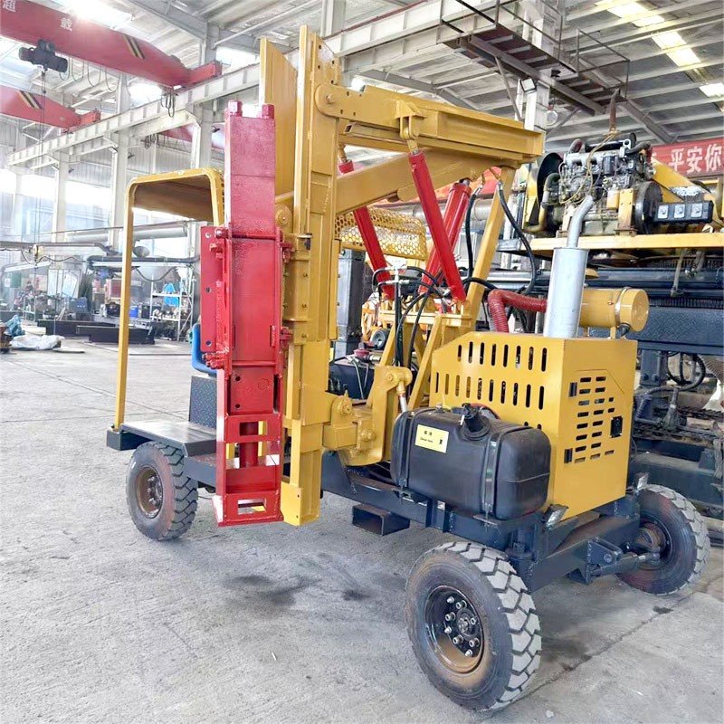Wave Guardrail Piling Machine best